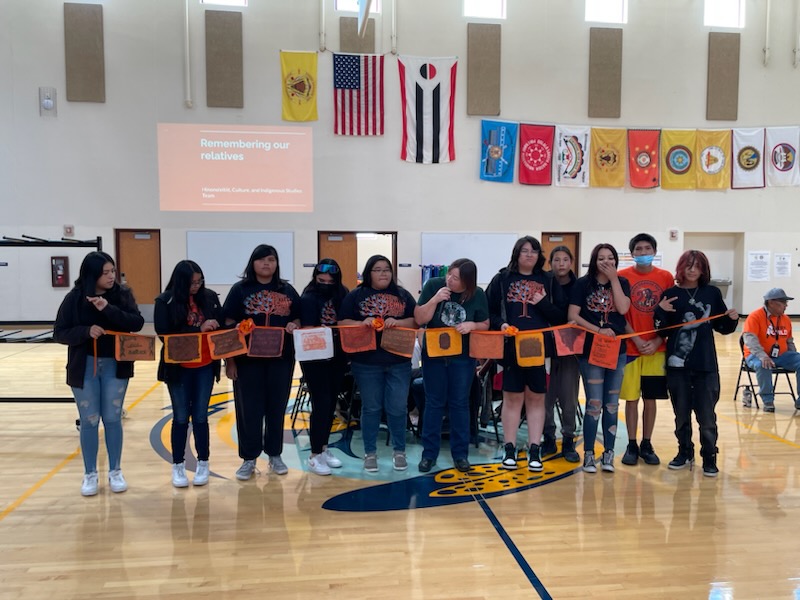 Arapaho Charter High School remembered those affected by Indian