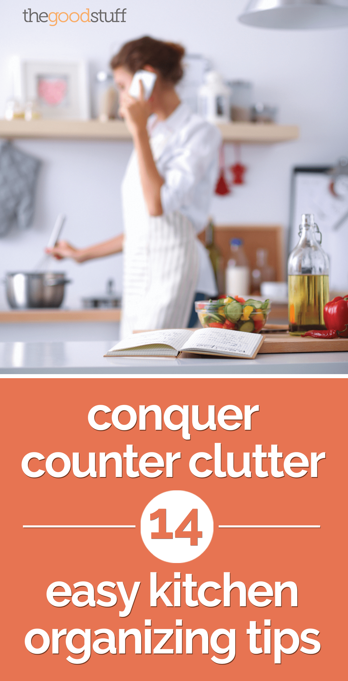 Conquer Counter Clutter 14 Kitchen Organizing Tips