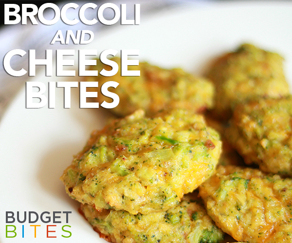 These Broccoli and Cheese Bites Are Finger Lickin' Good! thegoodstuff