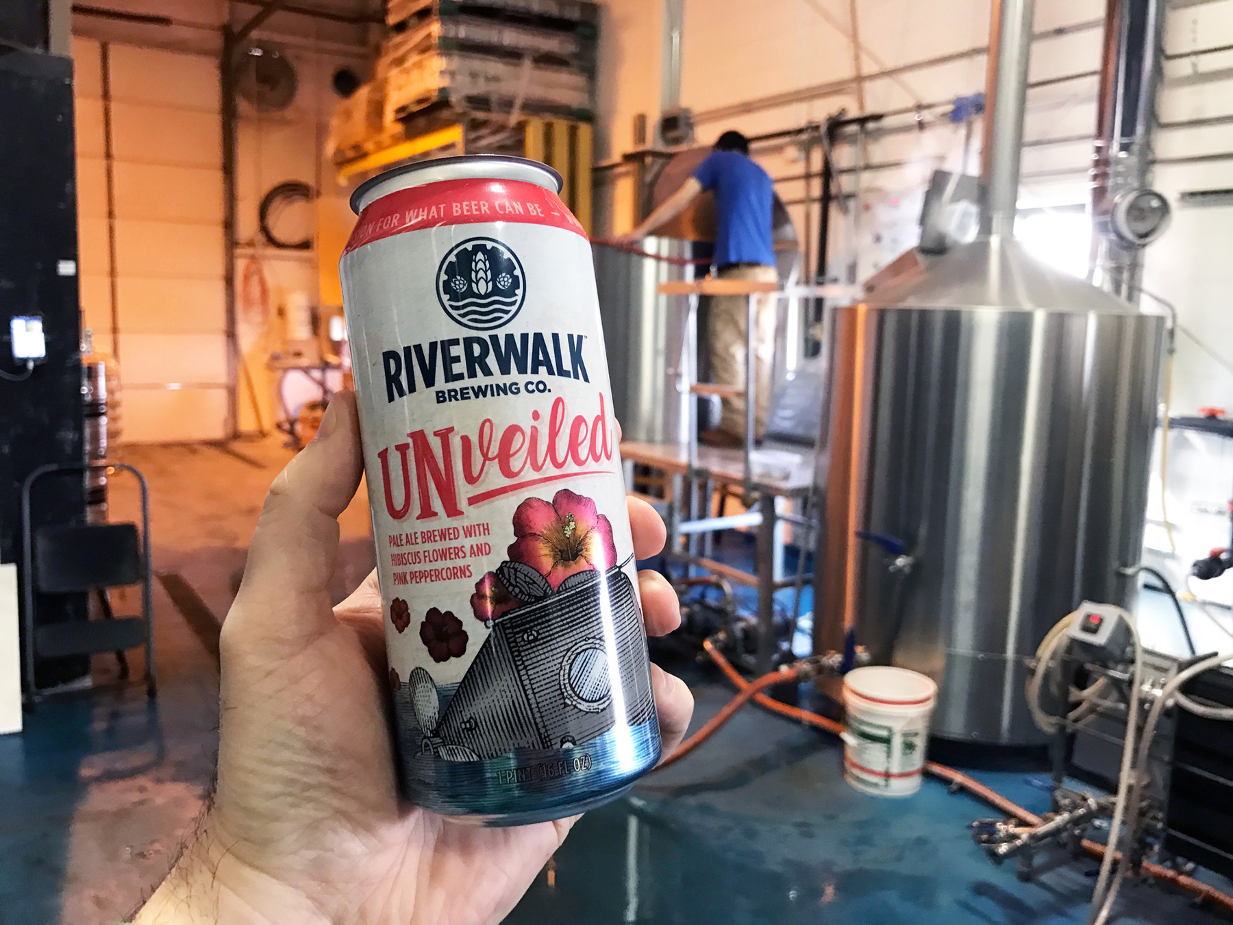 RiverWalk Brewing Co. Releases Unveiled Pale Ale with Hibiscus & Pink