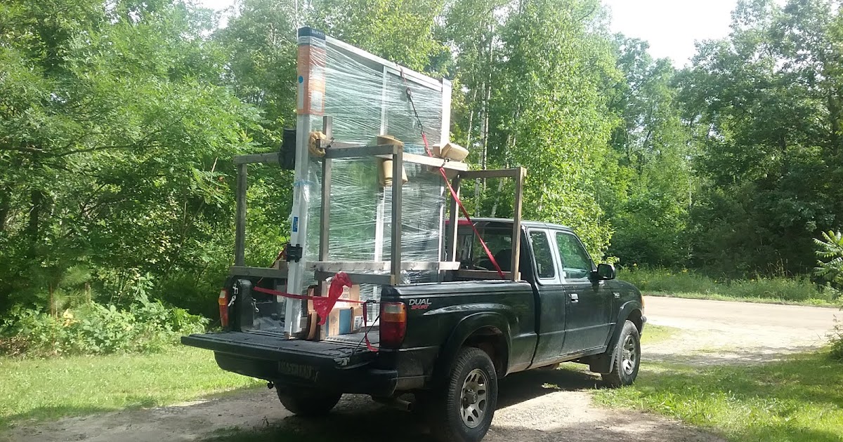 Safely Transporting a Patio Door in a Pickup Truck Craftsmumship