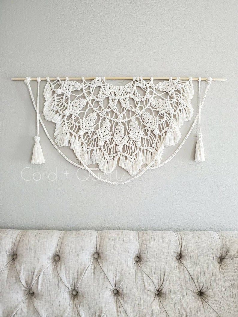 How To Make A Macrame Mandala Wall Hanging Craftsmumship