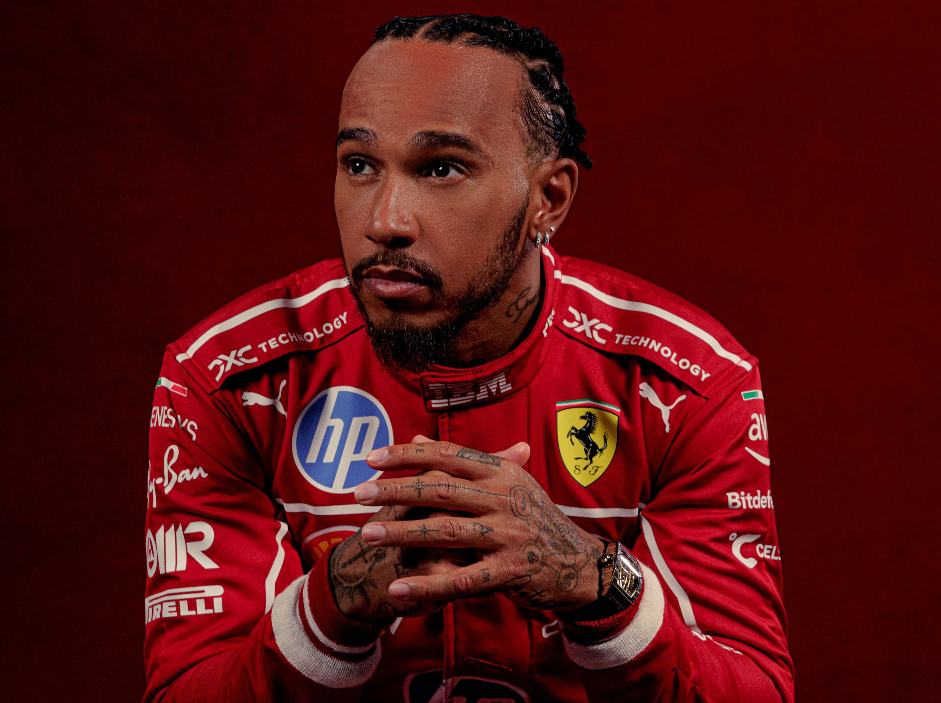 Lo que dijo Lewis Hamilton de Ferrari en el primer discurso italiano