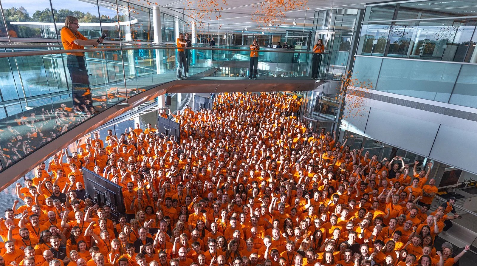 McLaren have fun 2025 F1 constructors’ championship win at manufacturing facility