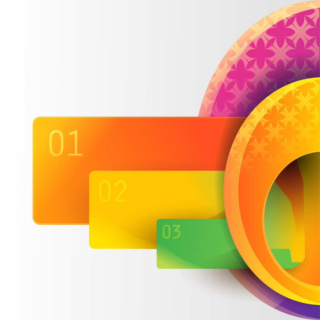 Banners With Numbers. Vector Free Stock Vector Graphic Image