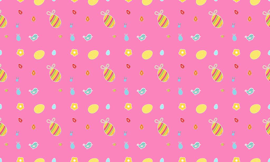 Colored Background With Different Accessories Free Stock Vector Graphic