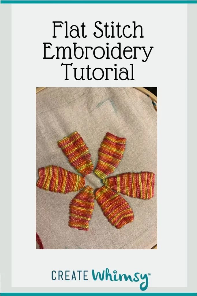 Flat Stitch Embroidery Create Whimsy