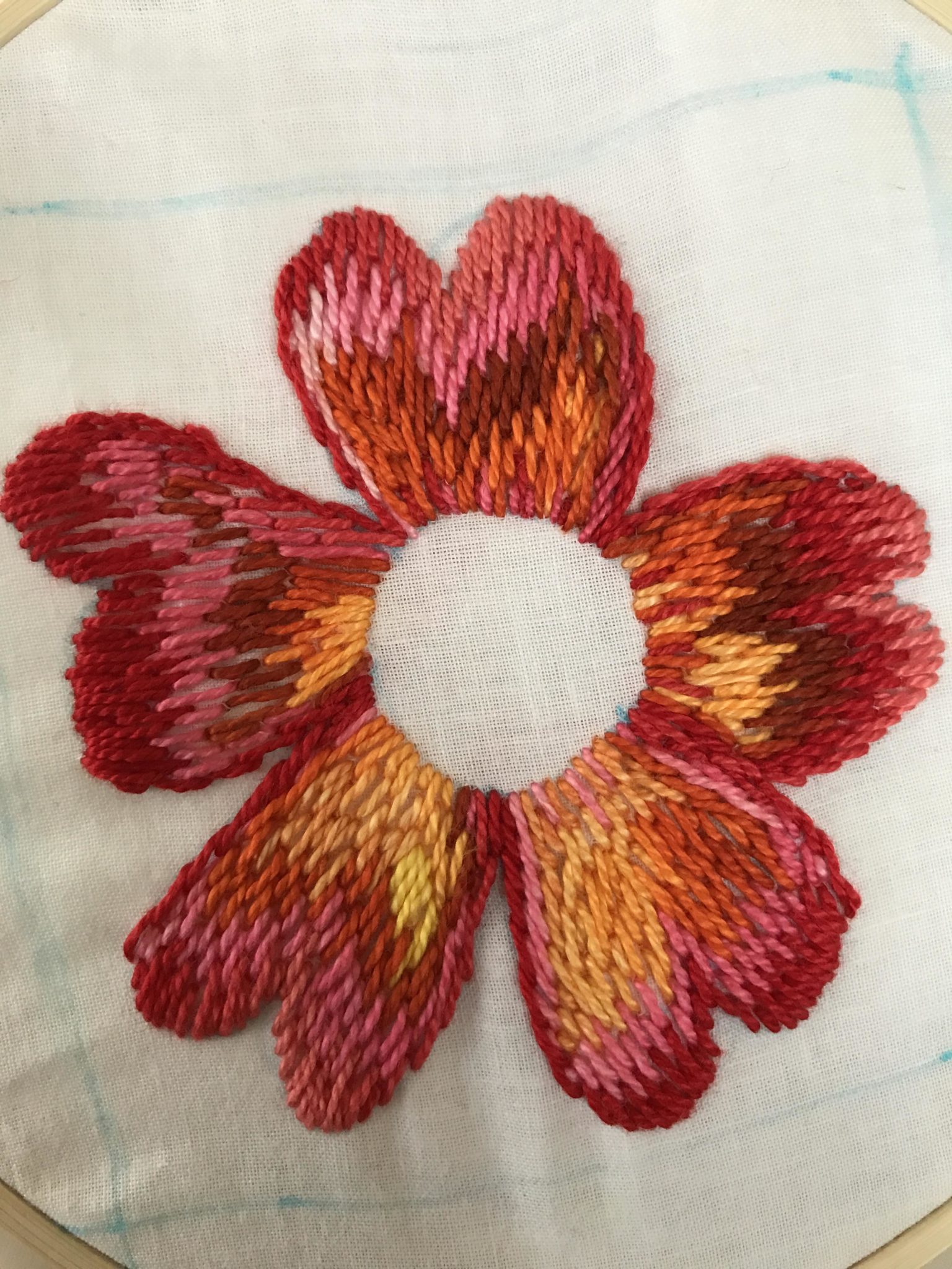 Long and Short Stitch Create Whimsy