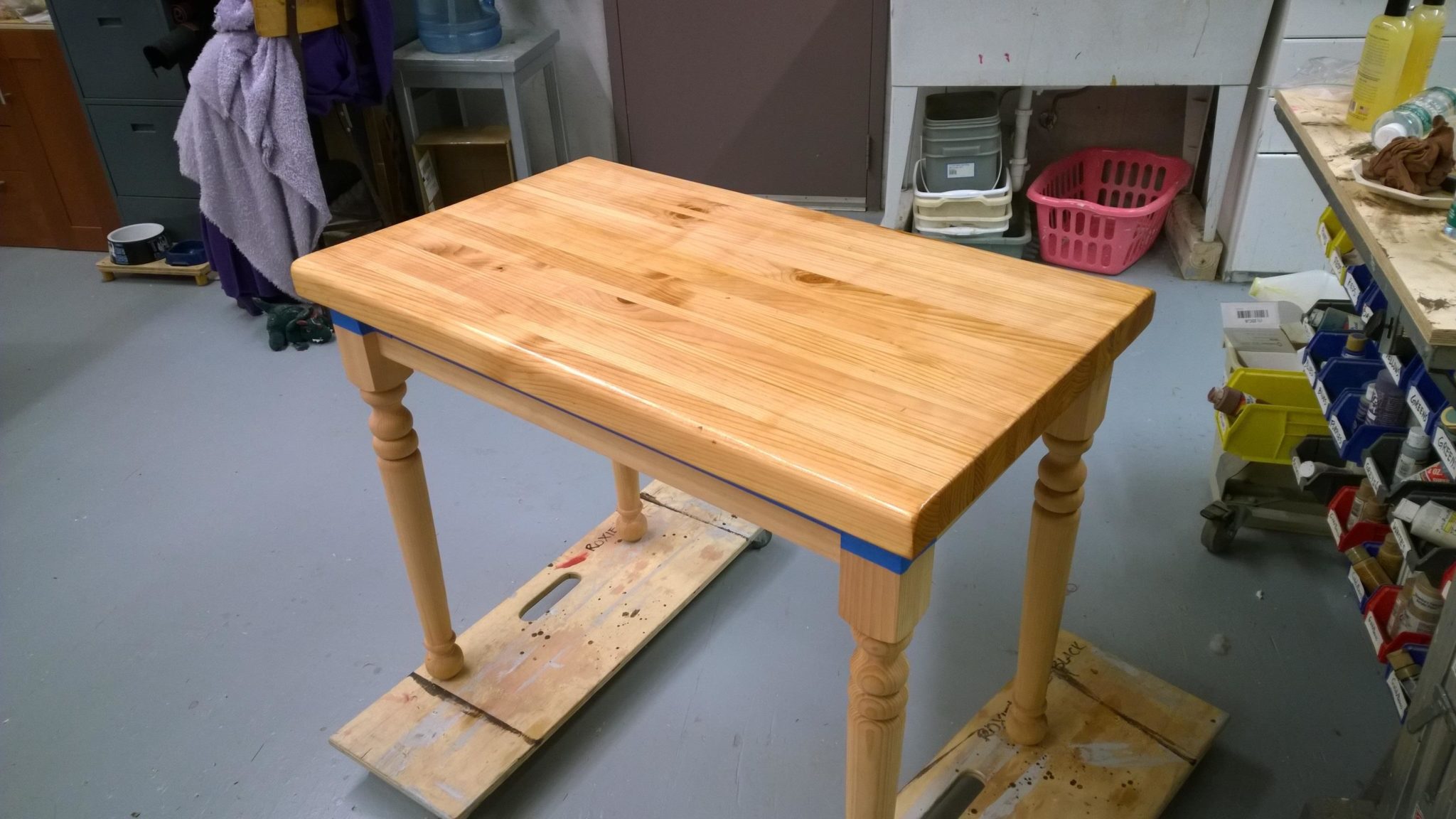 Butcher Block Kitchen Table Create Whimsy