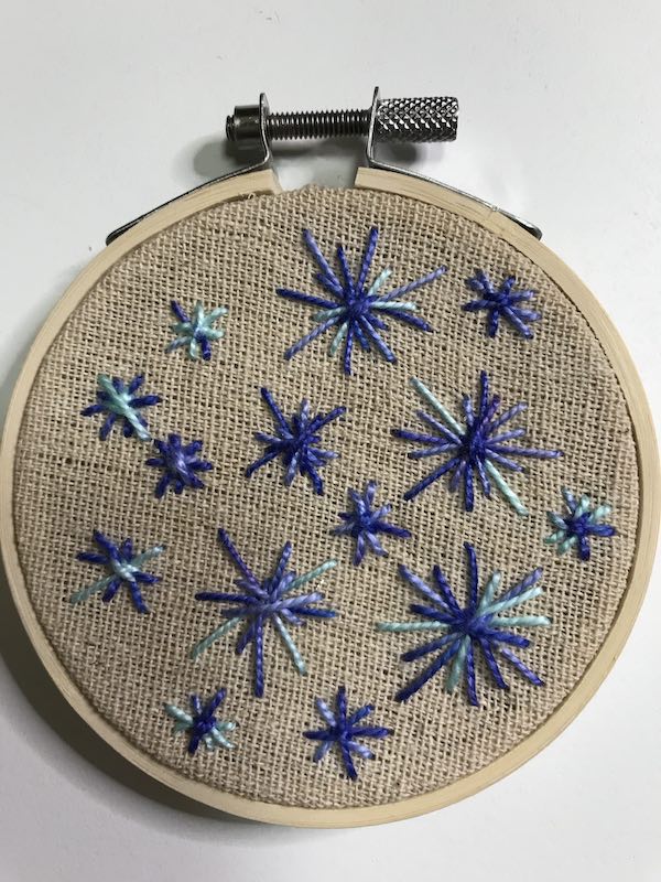 Star Stitch Embroidery How To Tutorial with Video Create Whimsy