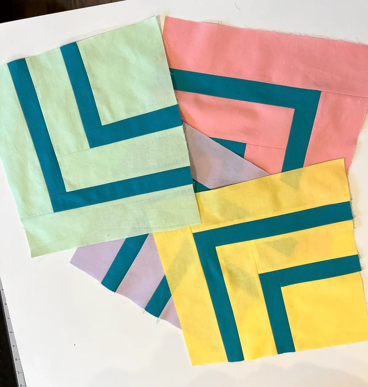 Half Log Cabin Quilt Pattern Free Tutorial Create Whimsy