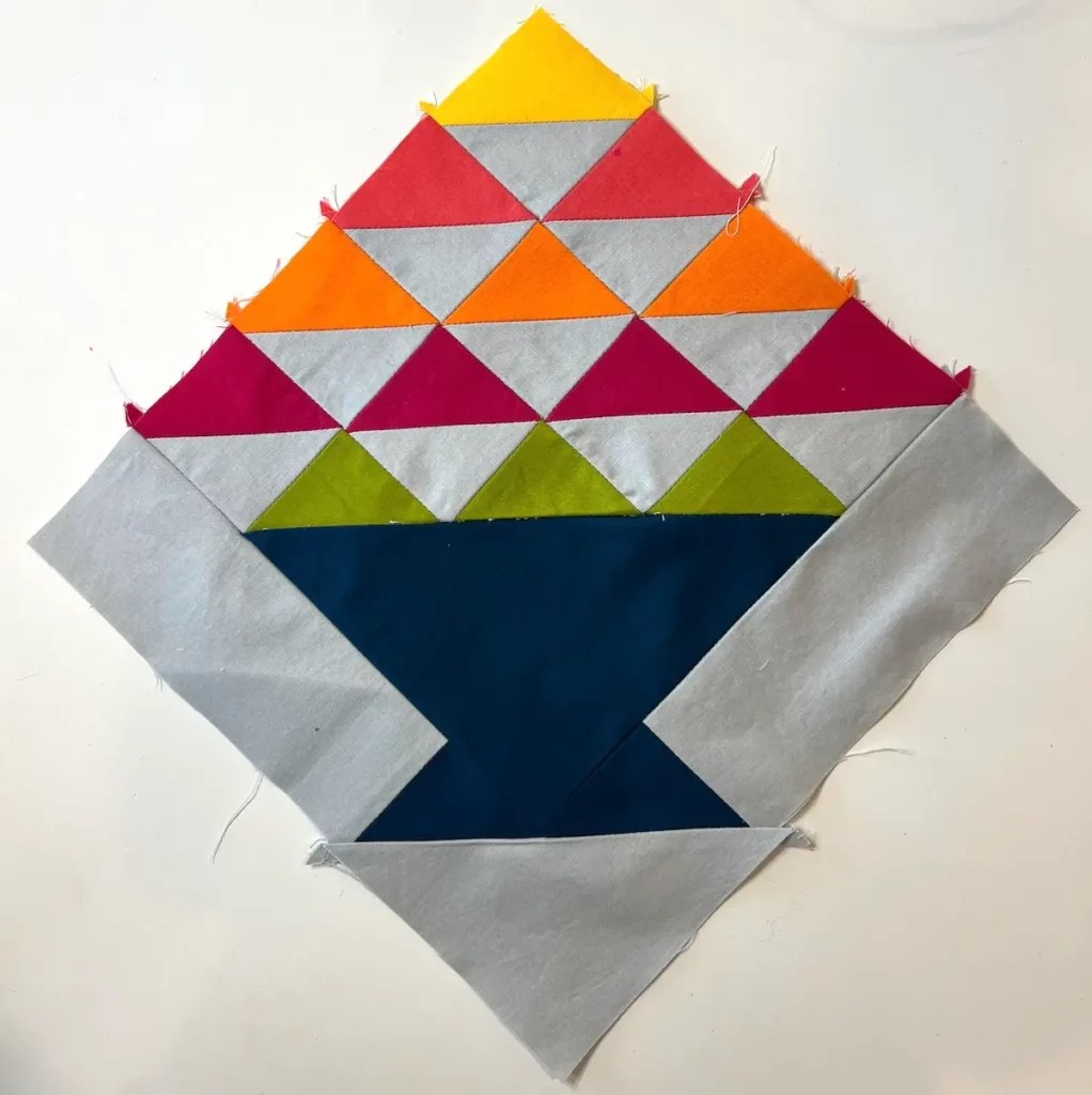 Flower Basket Quilt Block Pattern Free Tutorial Create Whimsy