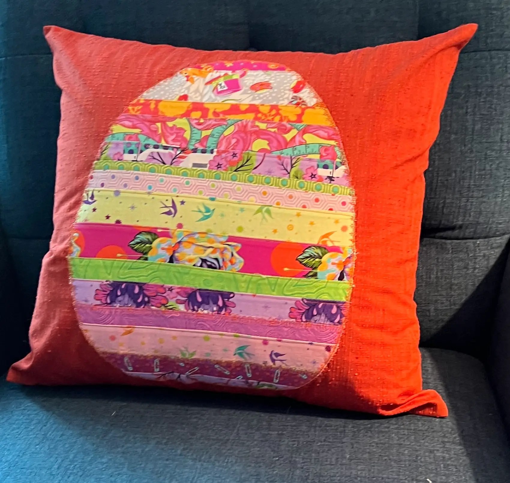 DIY Easter Pillow Cover Create Whimsy