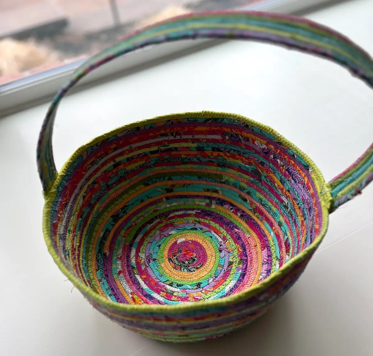 DIY Fabric Easter Basket, Free HowTo Tutorial Create Whimsy