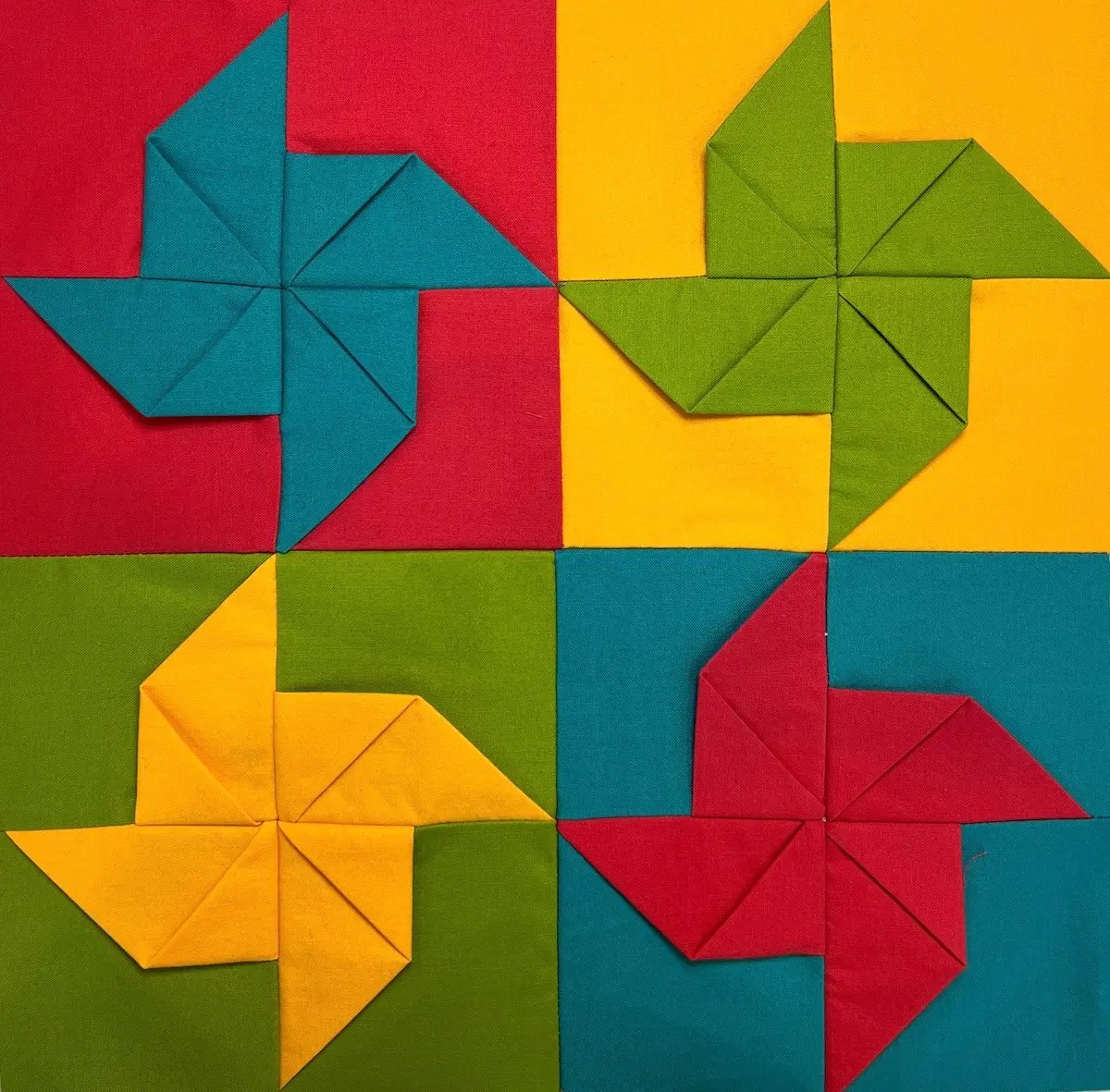 3D Pinwheel Quilt Block Pattern Tutorial Create Whimsy