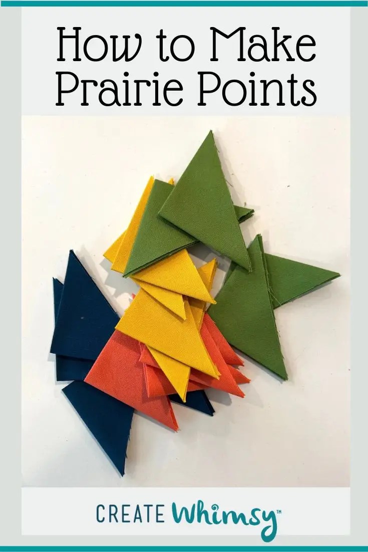 How to Sew Prairie Points Easy Quilt Tutorial Create Whimsy