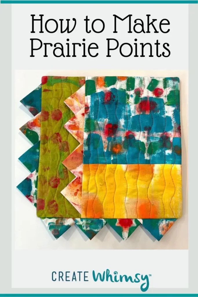 How to Sew Prairie Points Easy Quilt Tutorial Create Whimsy
