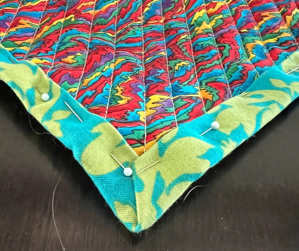 How to Sew Mitered Corners on a Quilt StepbyStep Tutorial Create