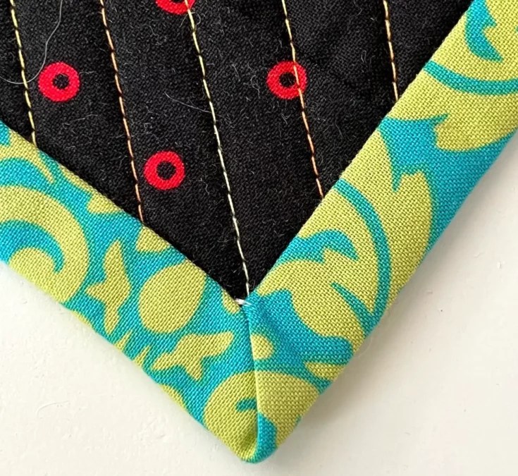 How to Sew Mitered Corners on a Quilt StepbyStep Tutorial Create