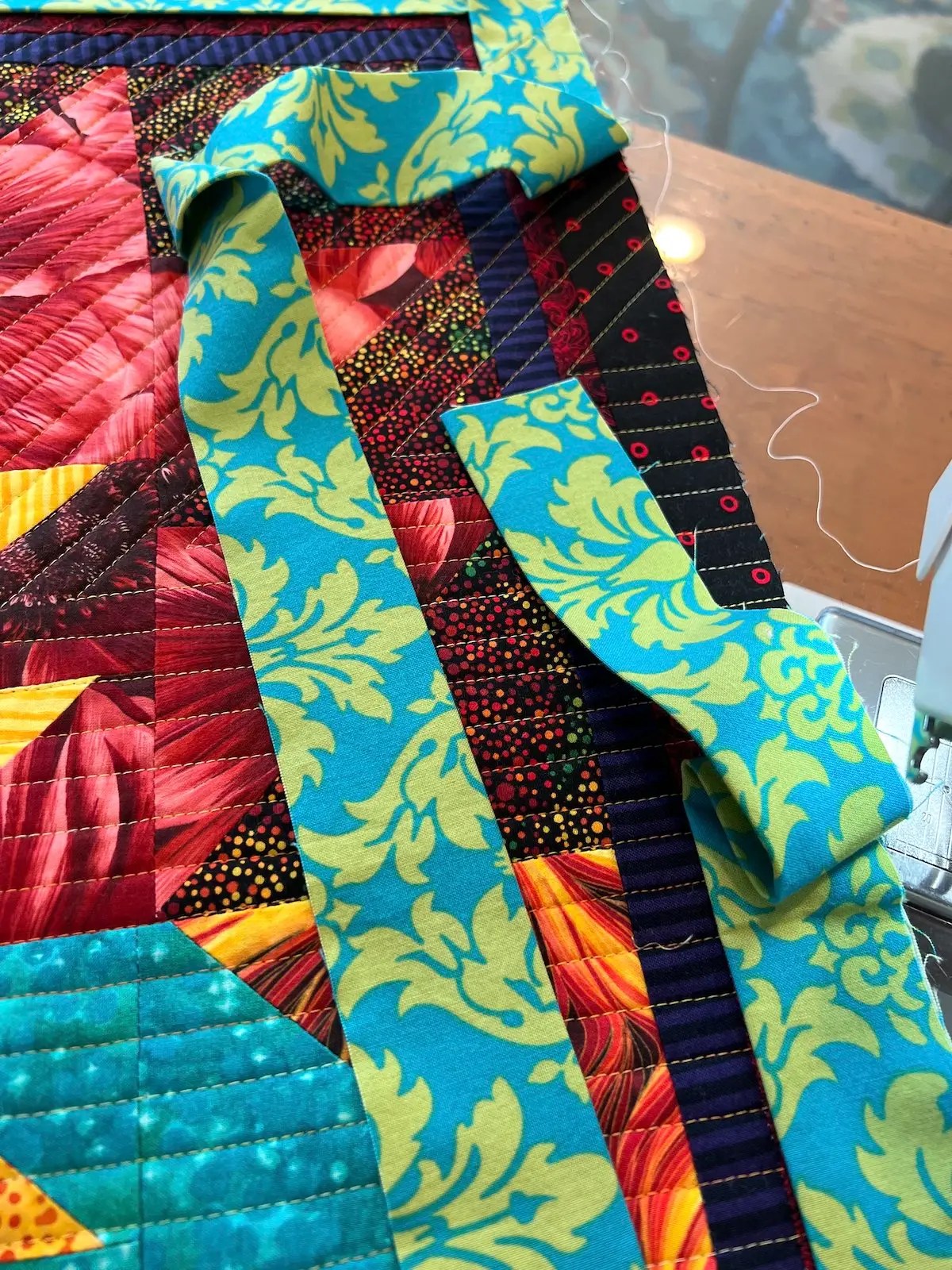 How to Join Binding on a Quilt No Bulk Tutorial Create Whimsy