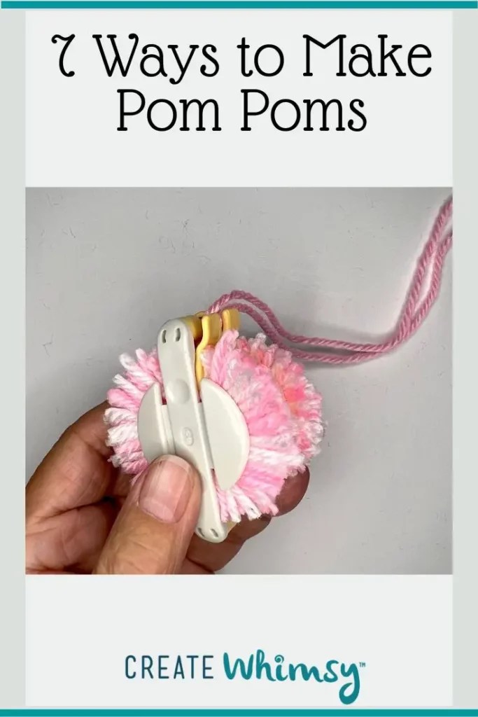 How to Make Pom Poms with Yarn 8 Different Ways Create Whimsy