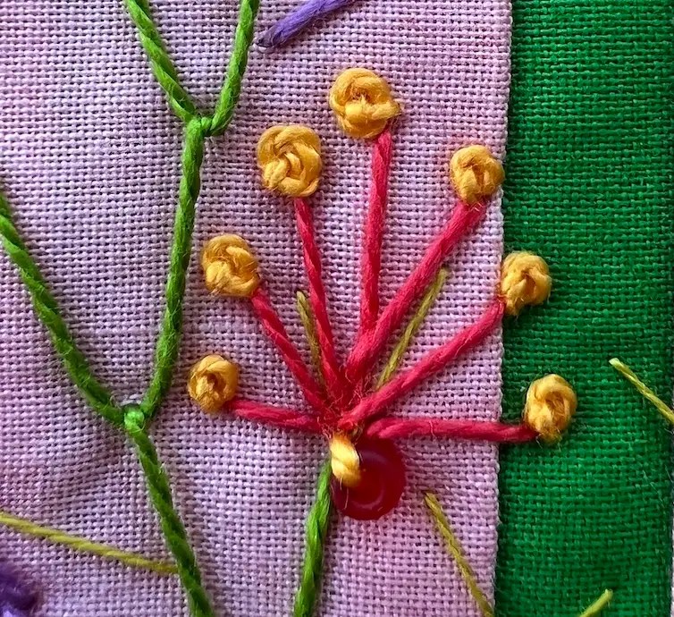 How to Make a Colonial Knot Hand Embroidery Tutorial Create Whimsy