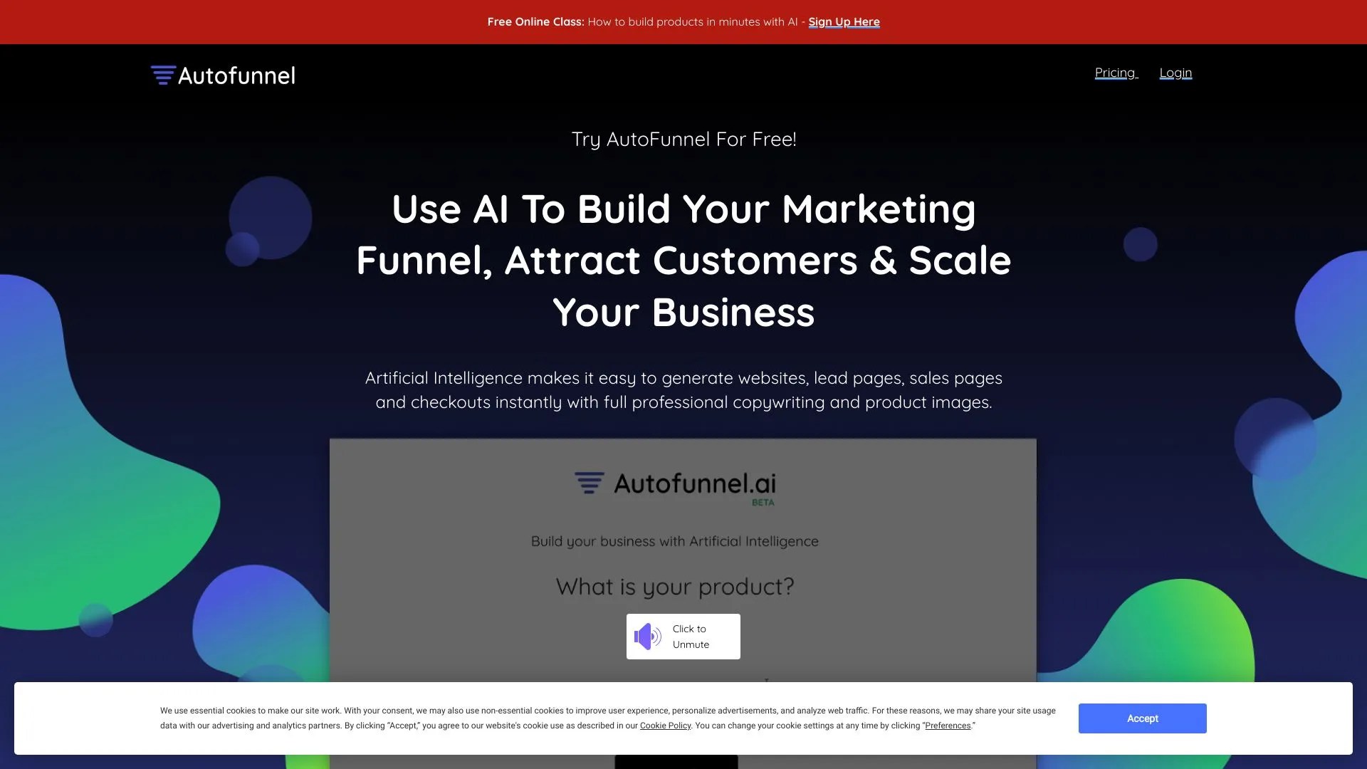 AutoFunnel AIPowered Funnel and Landing Page Creator Creati.ai