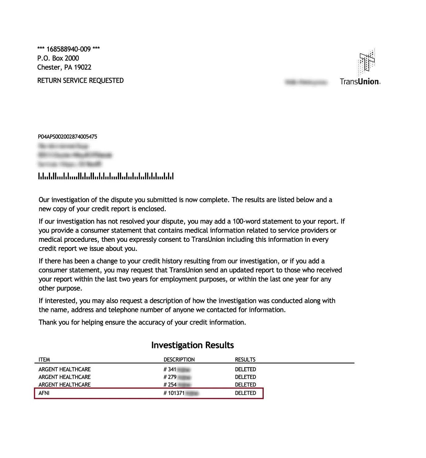 How To Remove Afni Collections From Your Credit Report