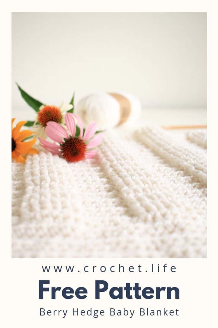 Free Crochet Ribbed Baby Blanket Pattern Crochet Life