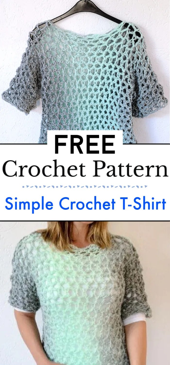 10 Crochet TShirt Pattern Free Crochet with Patterns