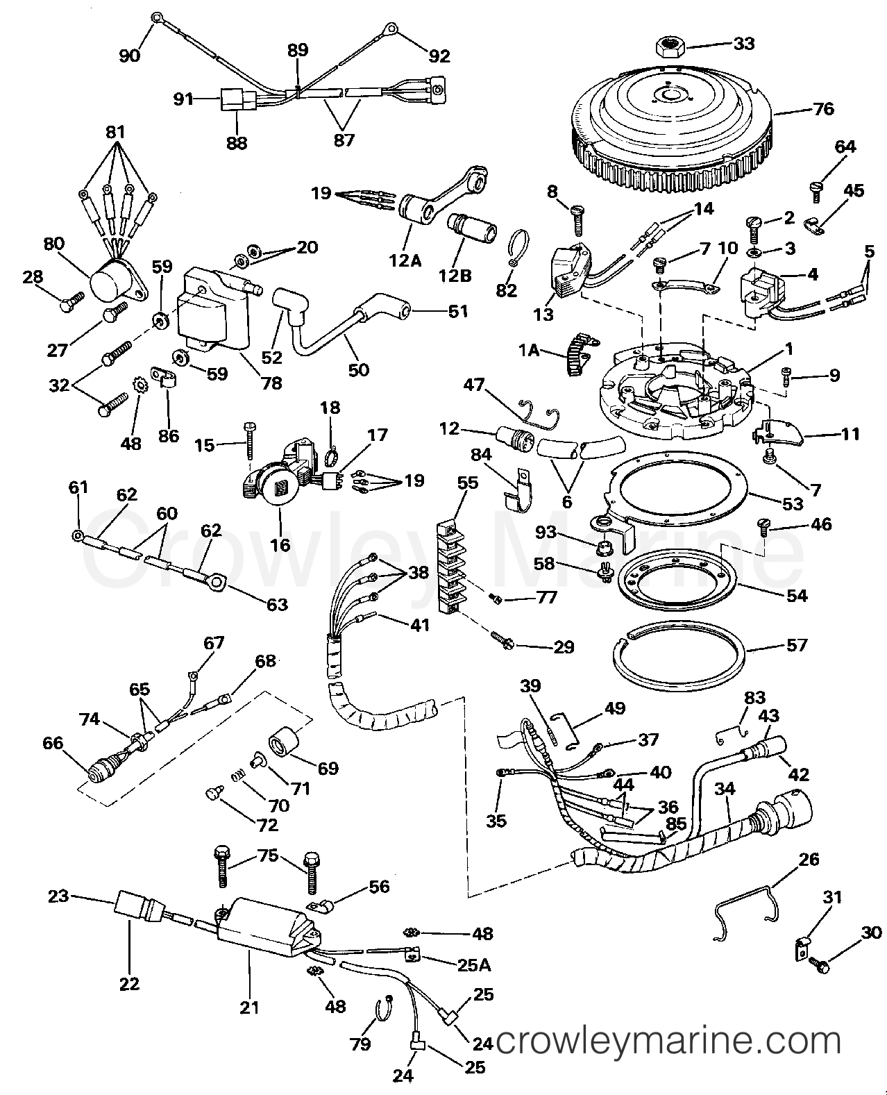 IGNITION SYSTEM - 1988 Outboard 40 E40ELCCS | Crowley Marine