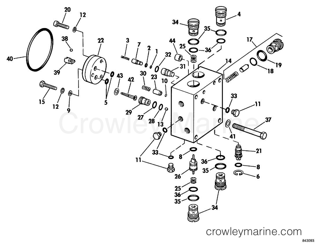 VALVE BODY ASSY. 1989 Sea Drive 1.6L Mechanical 16AMRARF Crowley