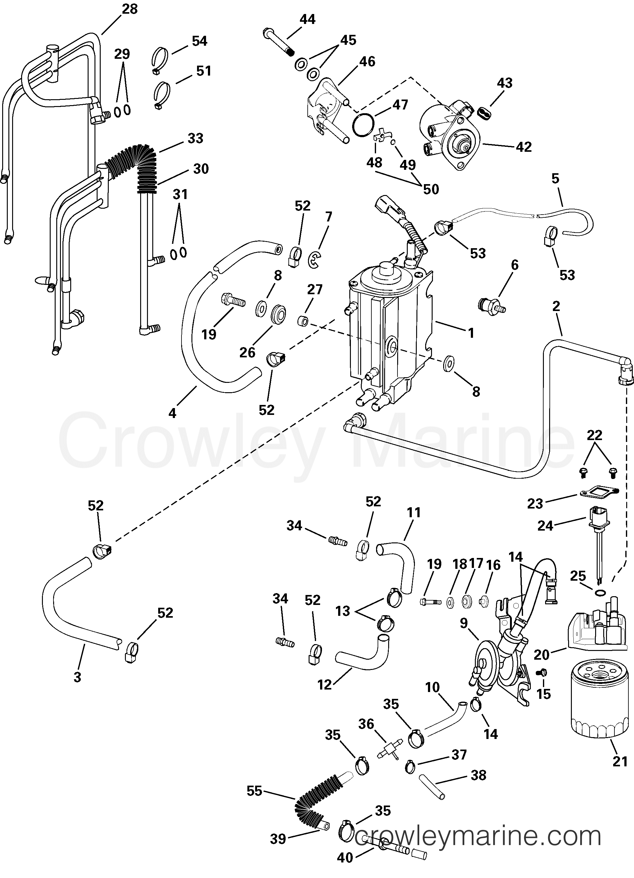 FUEL SYSTEM - 2006 Outboard 115 E115FPLSDS | Crowley Marine