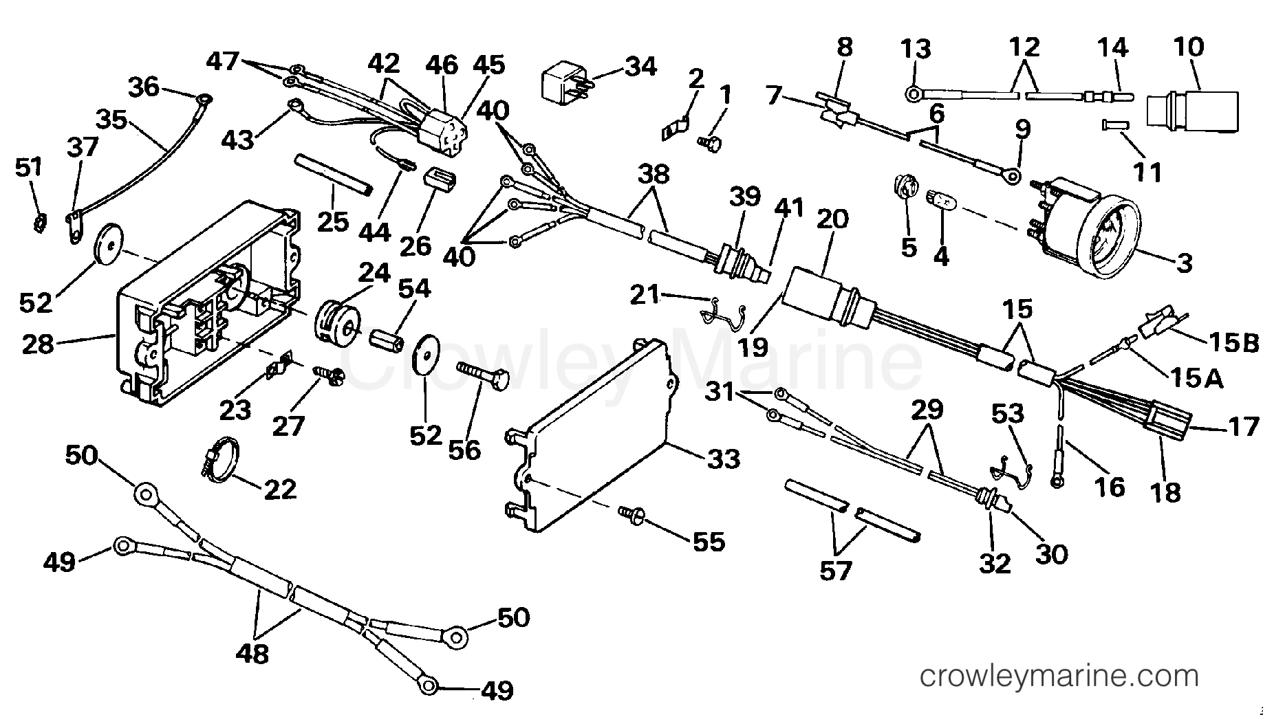 POWER TRIM/TILT ELECTRICAL - 1986 Johnson Outboards 60 J60ELCDS