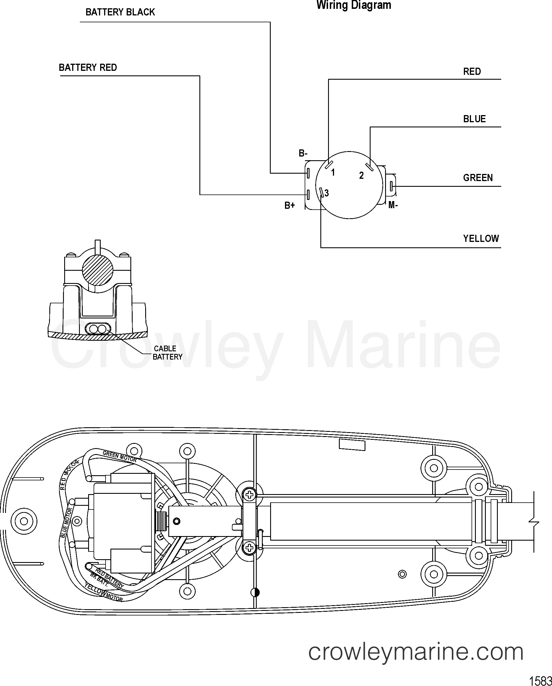 WIRE DIAGRAM(MODEL T34) (WITHOUT QUICK CONNECT) - 2004 Electric