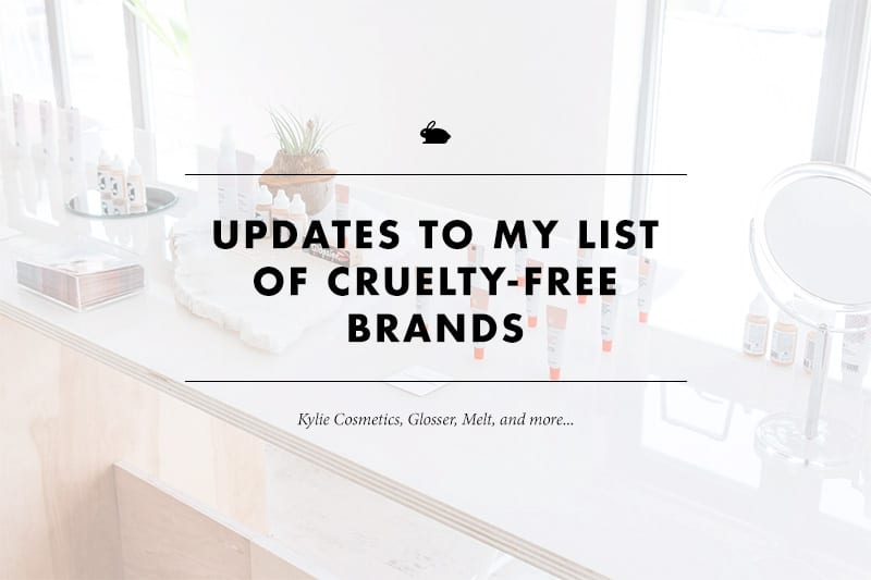 Updates To My List Of CrueltyFree Brands 3 Kylie Cosmetics, Glossier