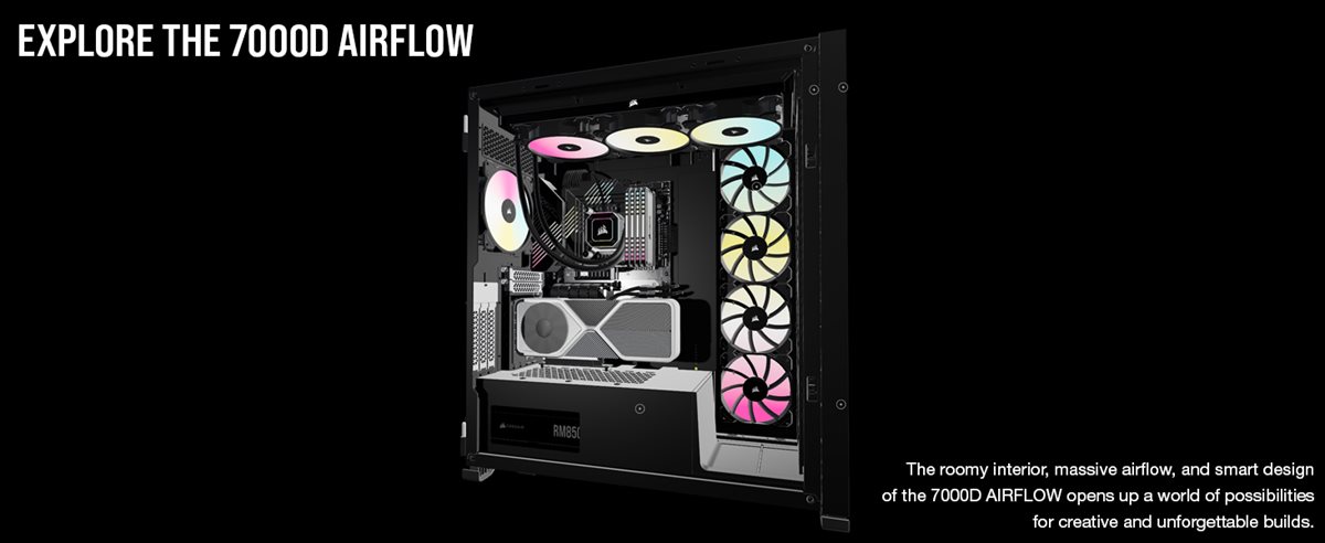 Corsair 7000D AIRFLOW Full Tower PC Case Review PC TeK, 60% OFF