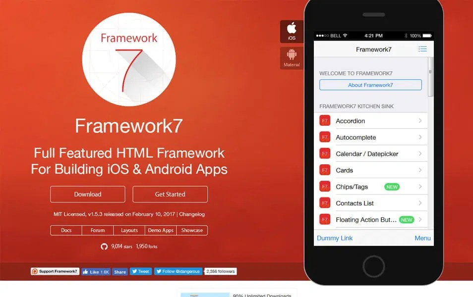 25+ Best Material Design Frameworks » CSS Author