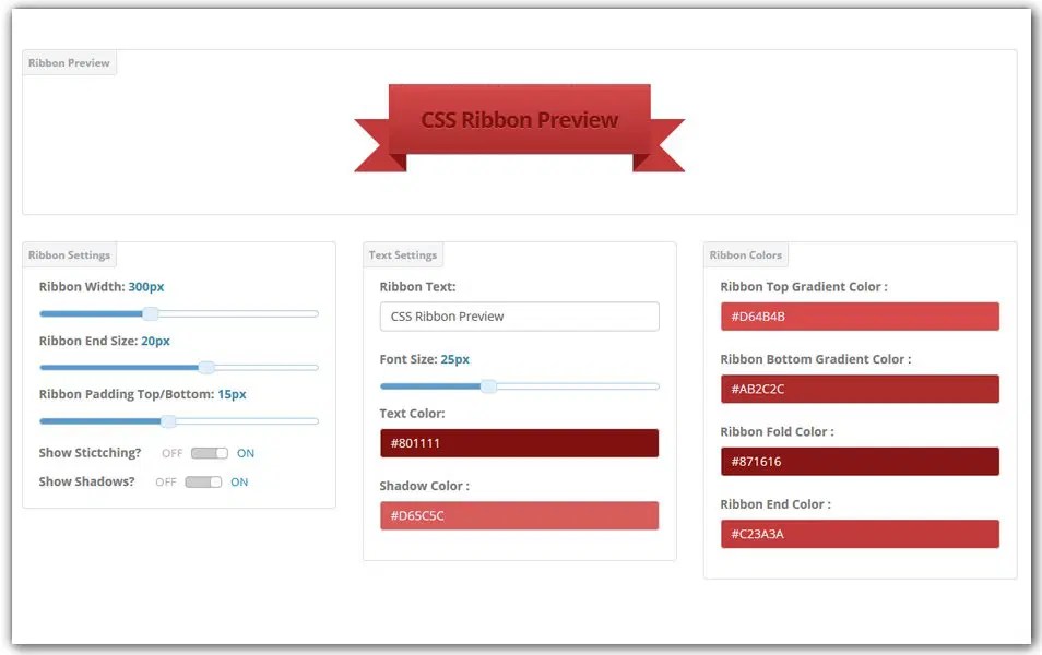 The Ultimate Collection Of CSS Generators » CSS Author