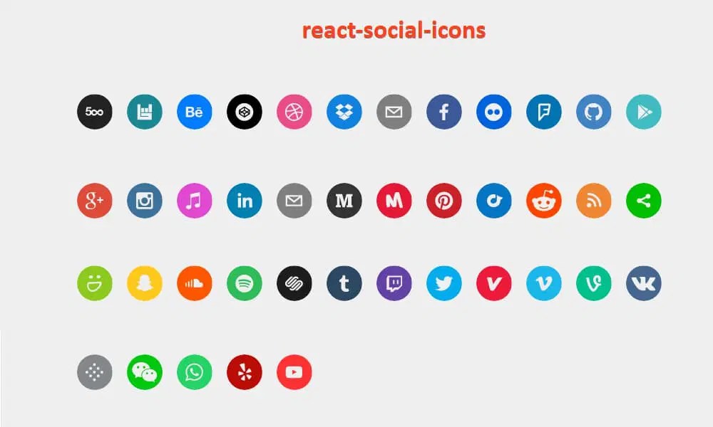 15+ Best React Icon Libraries » CSS Author