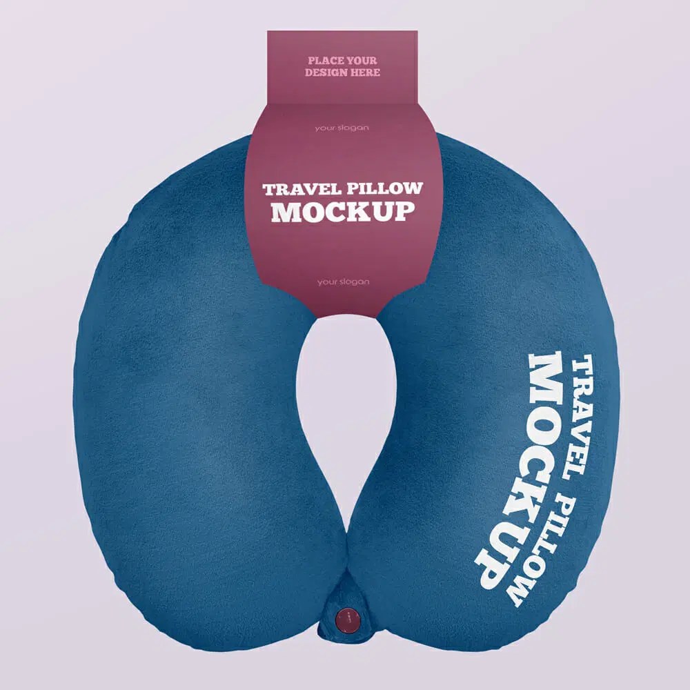 Free Travel Pillow Mockup » CSS Author