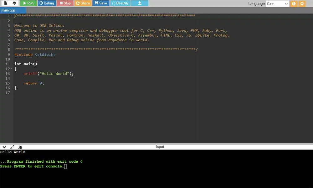 15+ Best Online C++ Compilers 2021 Yes Web Designs