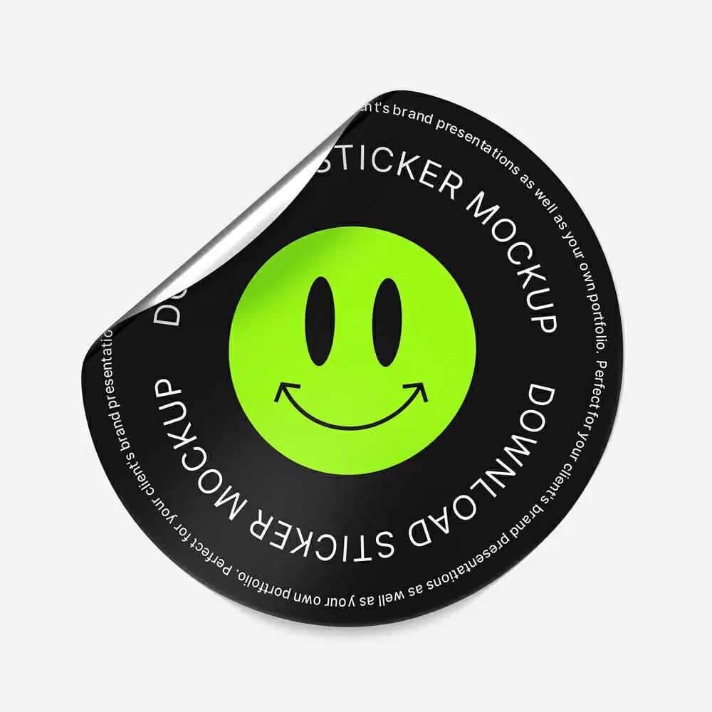 Free Peeling Off Sticker Mockup » CSS Author