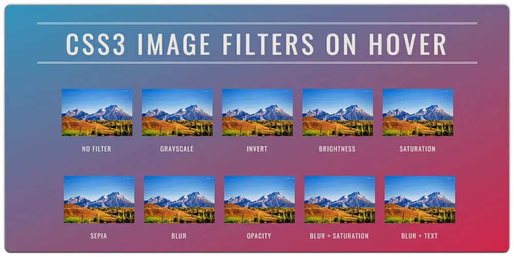 CSS Filter Generators & Libraries » CSS Author