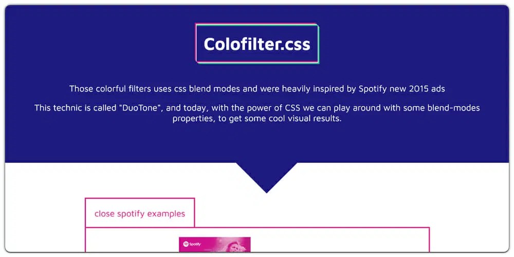 CSS Filter Generators & Libraries » CSS Author