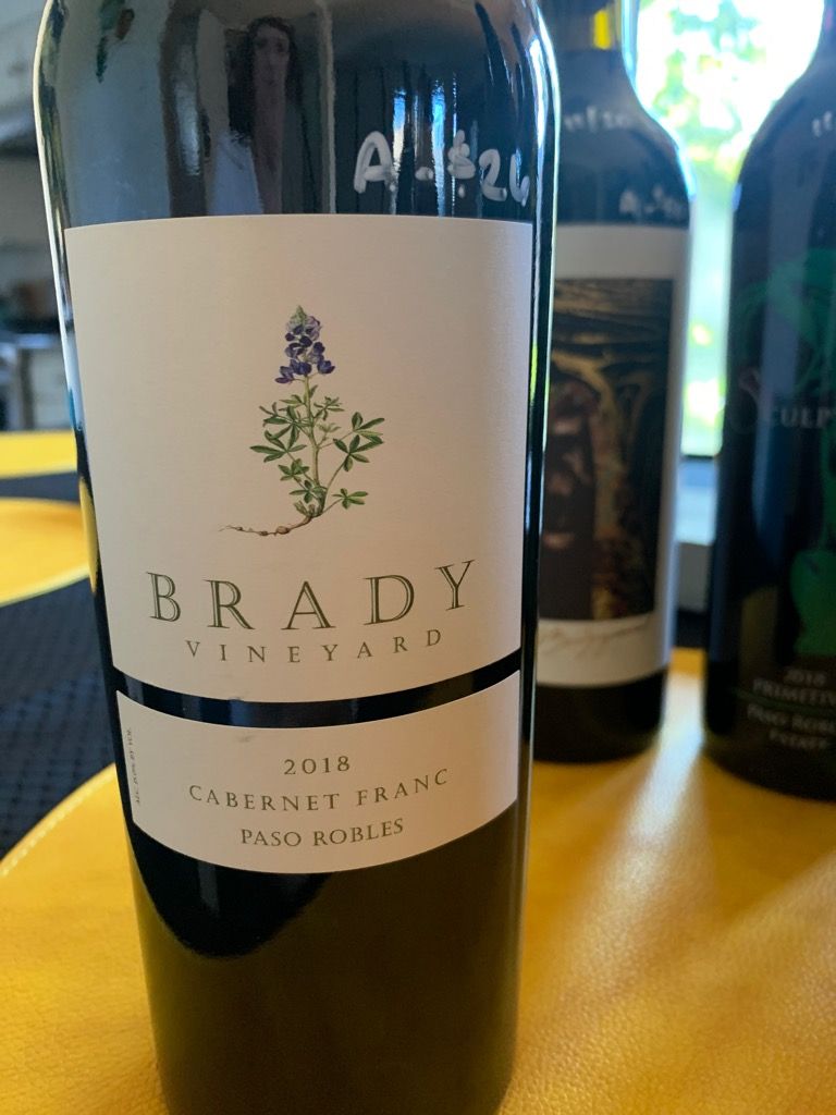 2018 Brady Vineyard Franc Brady Vineyard, USA, California