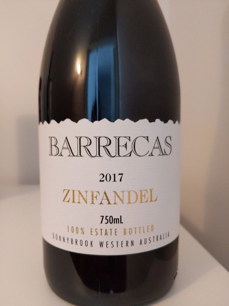 2021 Barrecas Zinfandel, Australia, Western Australia, South West