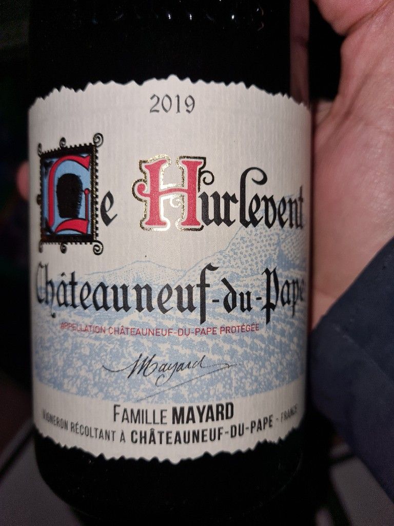 2019 Vignobles Mayard ChâteauneufduPape Le Hurlevent