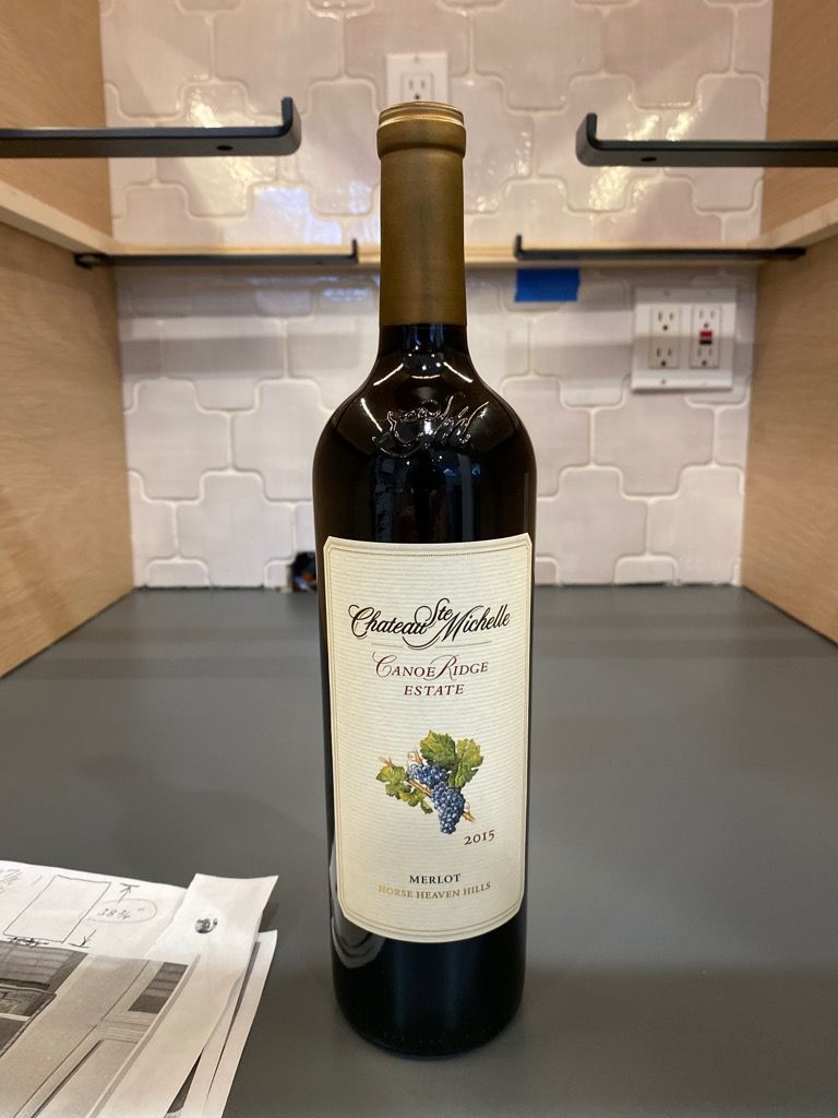 2015 Chateau Ste. Michelle Merlot Canoe Ridge Estate Vineyard, USA