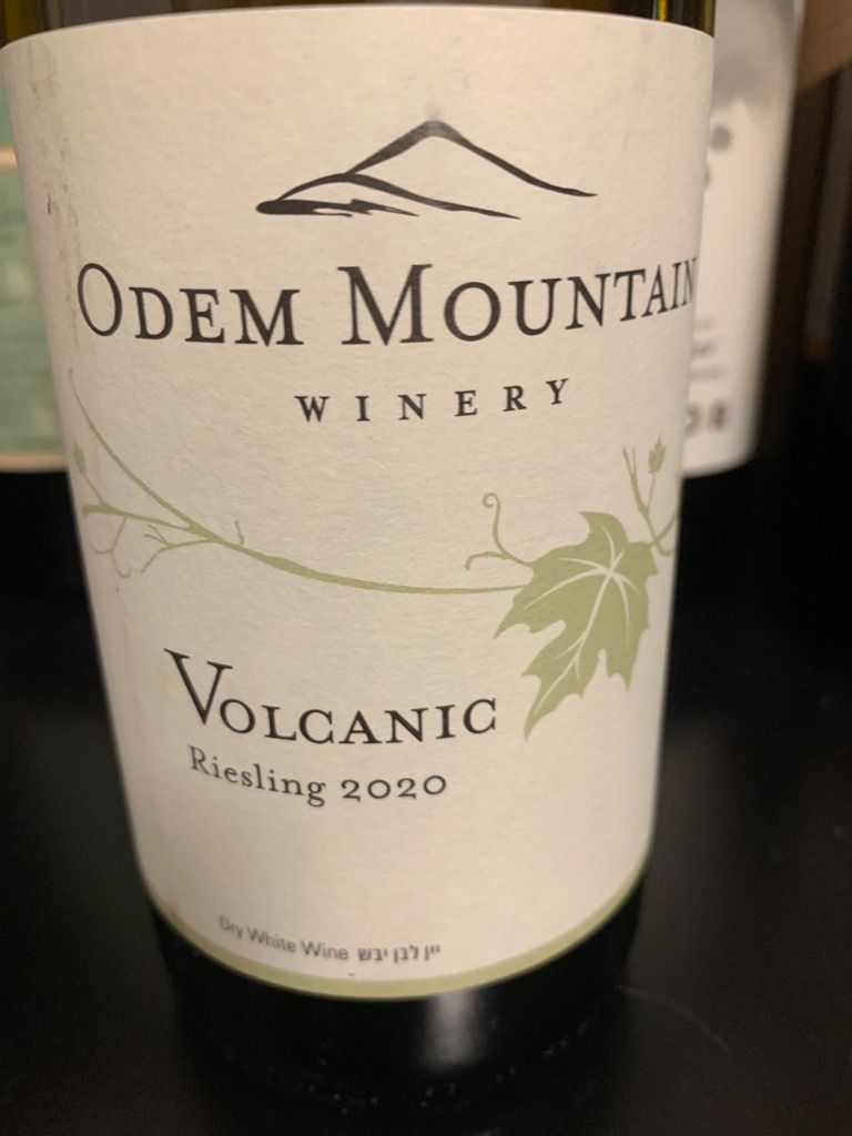 2021 Odem Mountain Winery Riesling Volcanic, Israel, Galilee, Golan